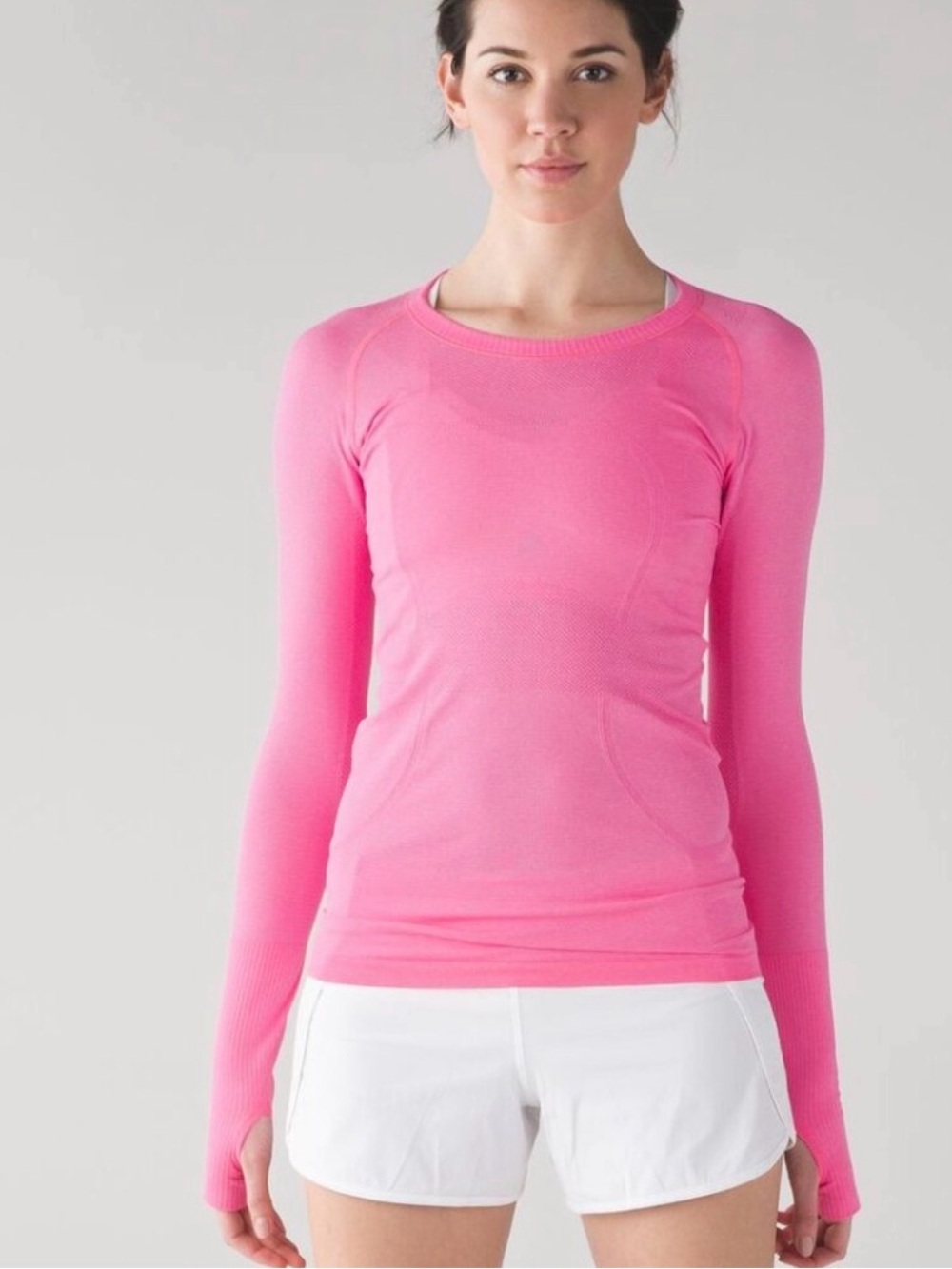 lululemon athletica Pink Long Sleeve Performance Top sz 4